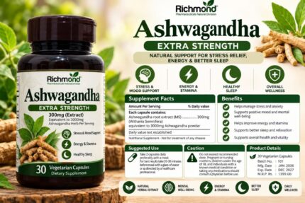 🌿 ASHWAGANDHA Extra Strength